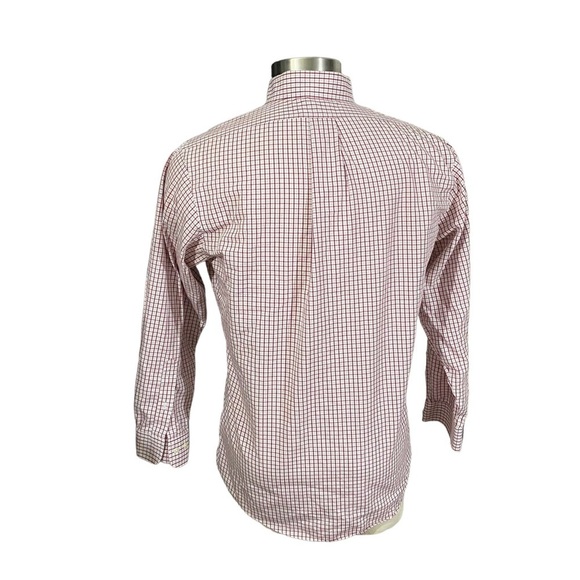 Brooks Brothers 1818 Regent Men White Red Gingham Button-Up Suit Shirt Sz 16-2/3 - Picture 6 of 13